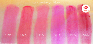 Son Lancome 345B màu Rose Flaneuse 