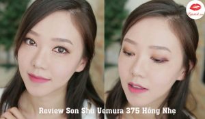 Son Shu Uemura 375 tông hồng nhẹ nhàng đầy sức hút